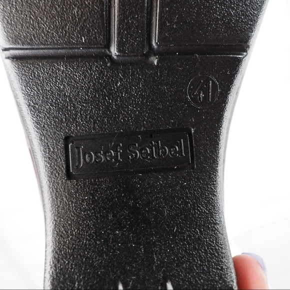 Josef Seibel sz 41 US 10.5-11 brown leather clogs - Picture 13 of 14